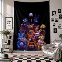 Wall TapestryFive Nights at Freddys Art Hanging Cloth Decorative Background Cover for Room Decoration 150cmx200cm