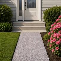 Pebble Tiles Taupe 30 x 30 cm River Pebbles
