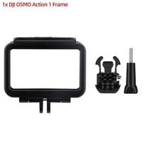 Osmo Action Frame Anti-fall Protective Case ABS Cage Housing Shell For DJI OSMO Action 1 Camera Accessories black