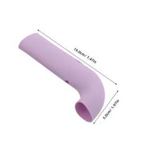 Silicone Hair Dryer Protective Sleeve Cover Ultra-Thin Heat Resistant Non Slip Grip Case Compatible Hd17 Blow Dryer violetinė