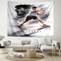 Alcaraz Print Tapestry, Backdrop, Easy Setup, Ideal for Bedroom, Office & Living Room, with Aesthetic Wall Hanging Decor. 180cmx230cm