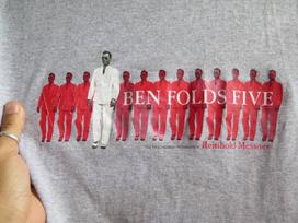 Vintage Ben Folds Five T-Shirt: 1999 Reinhold Messner Promo Tee S white