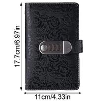 100 Envelope Challenge Binder Savings Banknote Storage Notebook with Lock Personal Finance Budget Planner Saving Budget Binder juoda