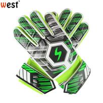 Adult & Kids Goalkeeper Gloves with Finger Protection – Thickened Latex, Non-Slip for Football Training & Matches Adult Size 10 žalia