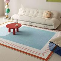 Dopamine Living Room Carpet Sofa Coffee Table DirtResistant Washable Crystal Velvet Carpet Household Large Area Full Carpet 100*120cm (crystal velvet)