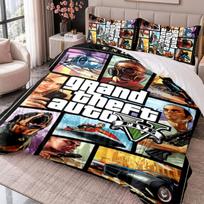 GTA 3Pcs Bedding Set Duvet Cover With Two Pillowcases For Bedroom Home Decoration 135cmx200cm white