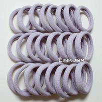 24PCS Women Nylon Glitter Hair Scrunchies Girls Elastic Hair Rubber Bands Seamless Hair Gum Tie Accessories Birthday Party Gift gray