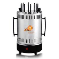 Electric Barbecue Grill with Skewer Rack | Stainless Steel Body, builtin Side Handles, Vertical