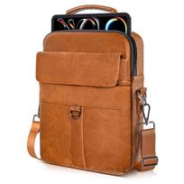 Universal 11-11.1inch Tablet Case PU Leather Adjustable Laptop Sleeve Case Waterproof with Shoulder Strap Laptop Shoulder Bag 13.6-14.1inch ruda