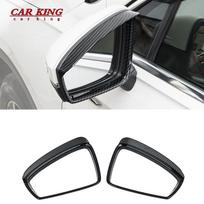 For Volkswagen Tiguan MK2 2017-2022 2023 ABS Chrome Side Door Rearview Mirror Rain Guard Eyelid Cover Trim Visor Shade Shield