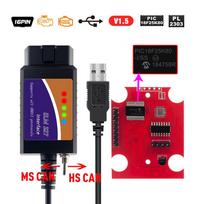 ELM327 USB FTDI with switch code Scanner FORscan ELMconfig HS CAN and MS CAN super elm327 obd2 v1.5 BT elm 327 wifi TYPE 2