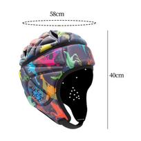 Adult Rugby Helmet Padded with Foam, And Flexible Sports Helmet, Adjustable Breathable Cap