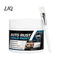 Car Rust Shield Paste Set 1/2Pcs Kit, Auto Metal Protection Repair Sealing with Brush, Long-Lasting Coverage for Chassis, Wheel Arches Non Drip Sealer 1pc black