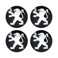 Automobilio emblema Ratlankio centrinio dangtelio priedai Peugeot 206 307 308 3008 207 208 407 408 4008 508 2008 5008 301 205 309 2008 juoda