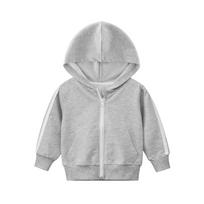 Vaikiški drabuziai Vaikiški striukės Berniukams Drabužiai Hoodies Pavasaris 90cm gray