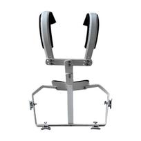 Snare Drum Carrier Backing Frame Aluminum Alloy Percussion Instrument Support System gray