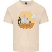 Storage Evolution Floppy Disk to Cloud PC Mens Light Cotton T-Shirt 140 beige
