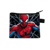 Spider-Man Cartoon Coin Purse Storage Bag Portable Card Holder 7 black