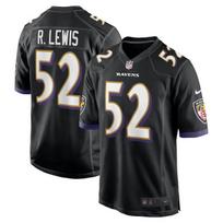 Baltimore Ravens NFL Embroidered Football Jersey Men Fan Wear Official Style Team Apparel Ravens Black 52 Gen 2