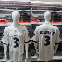 Baltimore Ravens NFL Embroidered Football Jersey Men Fan Wear Official Style Team Apparel Ravens White 3 Gen 2