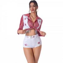 Cheerleading Outfit Football Girl Sexy Dance Costume Stage Party Performance Wear XL