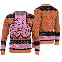 Unisex juokingas kalėdinis ilgomis rankovėmis viršus, laisvalaikio šventinis marškinėlis vyrams ir moterims, šventinis vakarėlio drabužis XL geltona