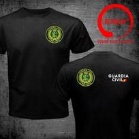 Espana Guardia Civil Seprona Spain Civil Guard Emblem T Shirt Unisex Short Sleeve Cotton Casual Tshirt Loose Top Plus Size 5xl 6xl 4XL black