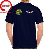 Espana Guardia Civil Seprona Spain Civil Guard Emblem T Shirt Unisex Short Sleeve Cotton Casual Tshirt Loose Top Plus Size 5xl 6xl 4XL white