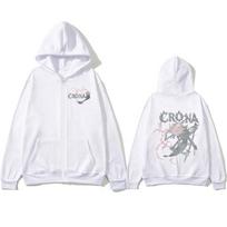 Japanese Anime Soul Eater Crona Zipper Hoodies Men Women Clothing Zip Up Hooded Sweatshirts Long Sleeves Pullovers Jacket Caots M balta