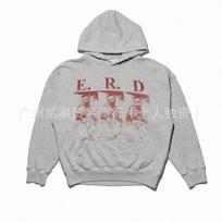 ERD Sad Rich Guy Classic Slogan Hoodie Loose Fit Casual Sweatshirt Men Women S white