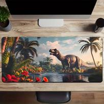 pc Dinosaur Large Mouse Pad computer mat Desk Mat keyboard mat Office Gaming Table Mat 40x80x0.2cm
