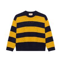 GUCCI SS23 Sweater Men's Yellow (Unisex) Sweaters 751021 XKDFT 7021 L black
