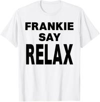 Frankie Say Relax T-Shirt-100% Cotton XXL black