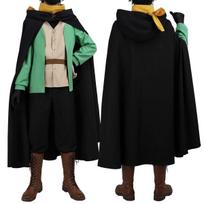HOLOUN Zero Anime Natsuki Subaru Cosplay Kostiumas Juodas Apsiaustas Liemenė Kelnės Šalikas Pirštinės Helovinas Kalėdos Konvencija XS-3XL XS blue