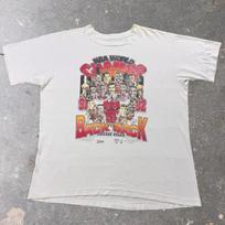 1992 Chicago Bulls Back-to-Back NBA World Champs Salem Sportswear Tee | XL 140 gray