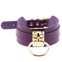 2021 Sexy Leather Choker Necklace Women Harajuku Kawaii Gold Color Metal Fashion Turkish Jewelry Punk Gothic Necklace For Girls blue