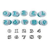 Baking Pastry Mold Letter Fondant Cookie Cutter Upper&Lowercase Alphabet And Number Cake Decoration Diy Cake Tools For Kids as the picture white