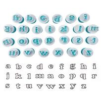 Baking Pastry Mold Letter Fondant Cookie Cutter Upper&Lowercase Alphabet And Number Cake Decoration Diy Cake Tools For Kids as the picture