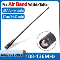 1/2/4PCS Baofeng Antenna AM-771 PRO Air Band SMA-Female 37cm/48cm Long Range Antenna With UV-32 UV-5RH Quansheng UV-K5 8 UV-K6