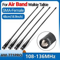 1/2/4PCS Baofeng Antenna AM-771 PRO Air Band SMA-Female 37cm/48cm Long Range Antenna With UV-32 UV-5RH Quansheng UV-K5 8 UV-K6