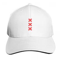 Amsterdam Xxx Logo Baseball Cap Strapback Dad Hat Six Panel Structured Crown Sun Protection Upf 50 white