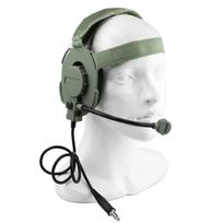 Tactical U94 PTT Cable Plug Headset Adapter for Walkie Talkie TYT F8 Baofeng UV-5R Radio Motorola Kenwood Outdoor Shooting žalia