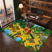 Stardew Valley Rug Soft Thick Non Slip Floor Carpet for Bedroom Living Room Home Decor 80cmx120cm
