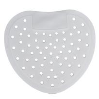 Urinal Screen Deodorizer Large Hole Anti Splash Deodorizer Scented Urinal Screen Mats for Bathrooms RestroomsWhite gray