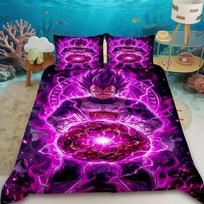 2/3pcs Dragon Ball Duvet Cover Goku Anime Cartoon Bedding Set Comforter Cover with 2 Pillowcase Bedroom Home Decor Gifts 90×200cm
