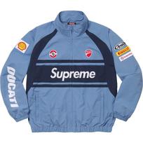 Supreme X DUCATI SS24 16 SAVAITĖS Sportinis švarkas - Unisex Elastingas kraštas Užsegamas užtrauktuku Švarkas su logotipo dizainu SUP-SS24-276 S blue