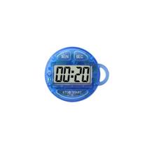 Handheld Digital Timer Portable Keychain Timer Multifunctional Countdown Timer  Running mėlyna