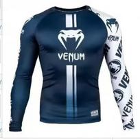 Kids Adult Boxing Training Set MMA Fight Gear Quick Dry Long Sleeve Top Pants Muay Thai Kickboxing Gym Workout Kids 3XL Recommended Height 140cm blue