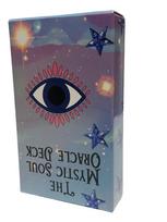 The Mystic Soul Oracle Deck 60 Cards English Divination Edition Deck Board Games Tarot for Self-reflection and Guidance blue