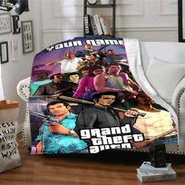Gta Personalized Name Blanket Gift Personalized Blanket Ultra-Soft Great for Seaside Livingroom Office Bedding All-Season Use 100cmx150cm